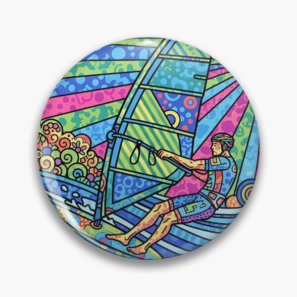 Item preview, "Windsurf" Psychedelic Pattern Art designed and sold by KiwiRider.
