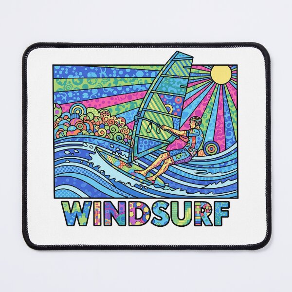 Item preview, "Windsurf" Psychedelic Pattern Art designed and sold by KiwiRider.