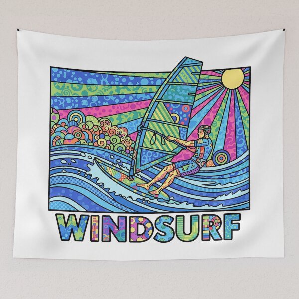 Item preview, "Windsurf" Psychedelic Pattern Art designed and sold by KiwiRider.