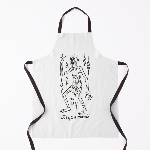 Item preview, The Starving Spirit – Thai Preta Ghost with Sacred Yantra designed and sold by Sksticker991.