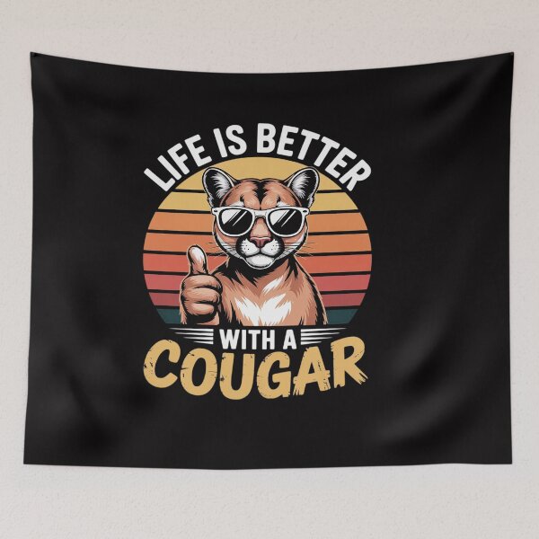 Item preview, Life Is Better With A COUGAR COUGARS designed and sold by OlafLica.