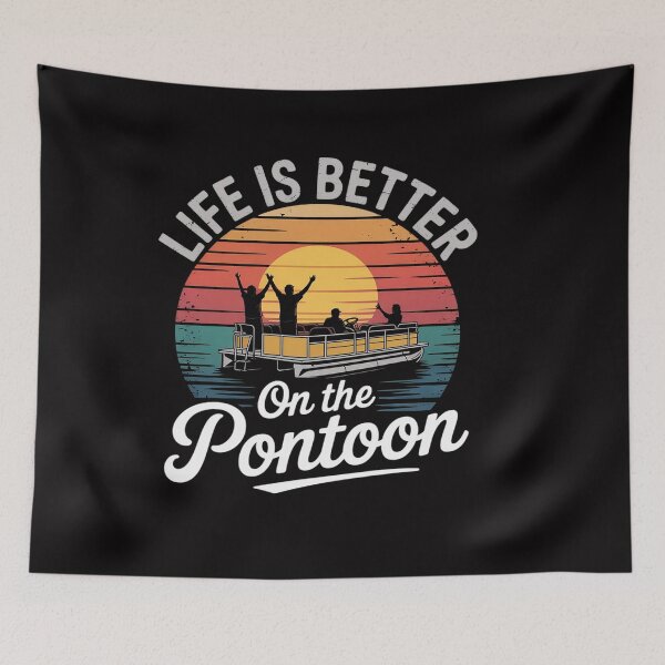 Item preview, Life Is Better On The Pontoon Boat Boating Lake Gift designed and sold by OlafLica.
