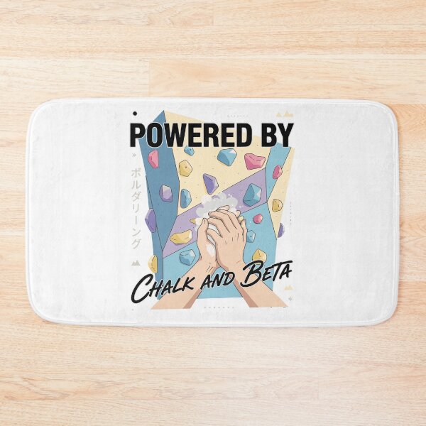 Item preview, Powered By Chalk And Beta Bouldering Climbing designed and sold by LuminOrb.