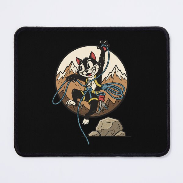 Item preview, Funny Cat Rock Climbing Adventure Design designed and sold by LuminOrb.