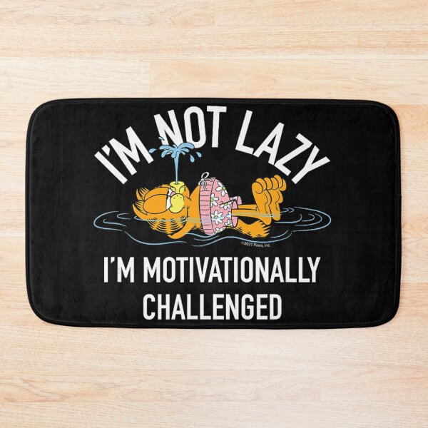 Item preview, Garfield I'm Not Lazy I'm Motivationally Challenged  designed and sold by houpdrebesn.
