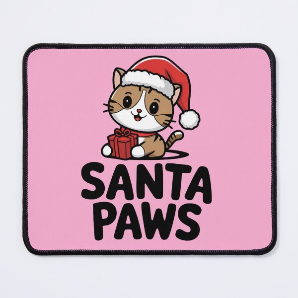 Item preview, Santa Paws Cute Christmas Cat designed and sold by WeranovDesign.