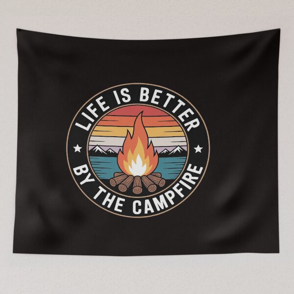 Item preview, Life is Better By The Campfire Camping Campfire designed and sold by ControlCenter.