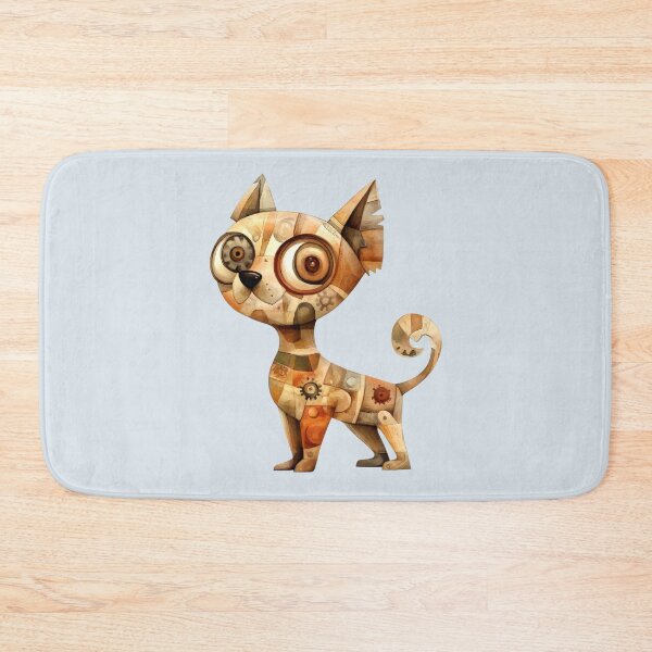 Item preview, Steampunk Mechanical Cat designed and sold by CharlottePlaceArt.