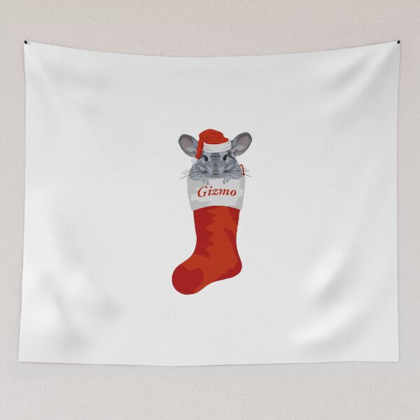 Item preview, Christmas stocking - chinchilla - personalised - Gizmo designed and sold by GeoCreate.