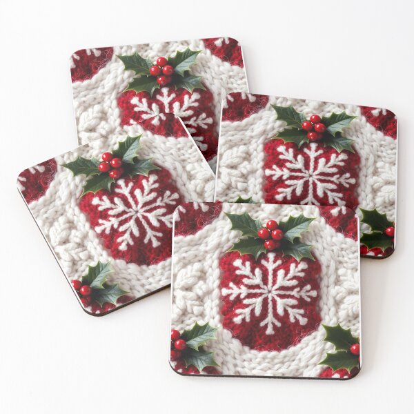 Item preview, Christmas theme, Knitted Fabric-look Texture, White Background (image size 8320x12480) designed and sold by Digital-Davinci.
