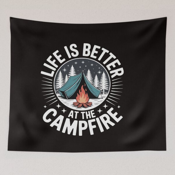 Item preview, Life Is Better At The Campfire Camping designed and sold by ControlCenter.