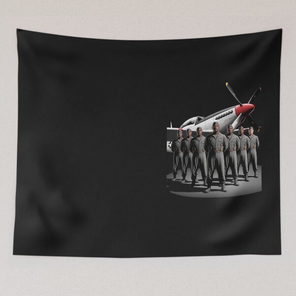 Item preview, Tuskegee Red Tail Airmen Squadron 332nd Fighter Group designed and sold by Hofersofer.