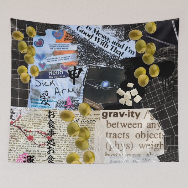 Item preview, Olive Collage designed and sold by Swooncake Press.
