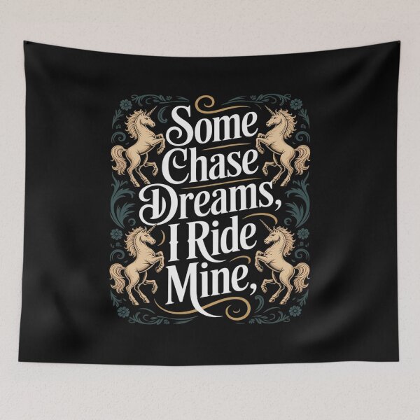 Item preview, Some Chase Dreams I Ride Mine Horse Lover Horse Riding designed and sold by DetroitMug.