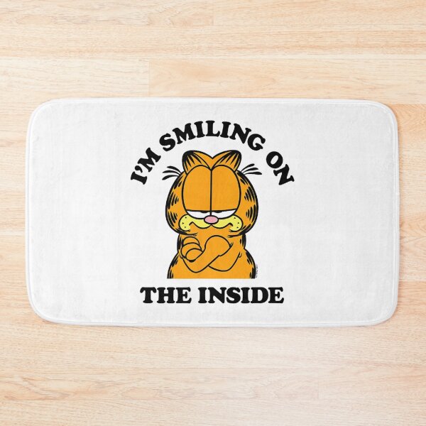 Item preview, Garfield - I'm Smiling On The Inside, Sarcastic Quote  designed and sold by dawemorelyr.