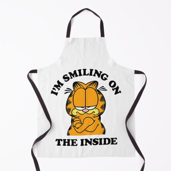 Item preview, Garfield - I'm Smiling On The Inside, Sarcastic Quote designed and sold by dawemorelyr.