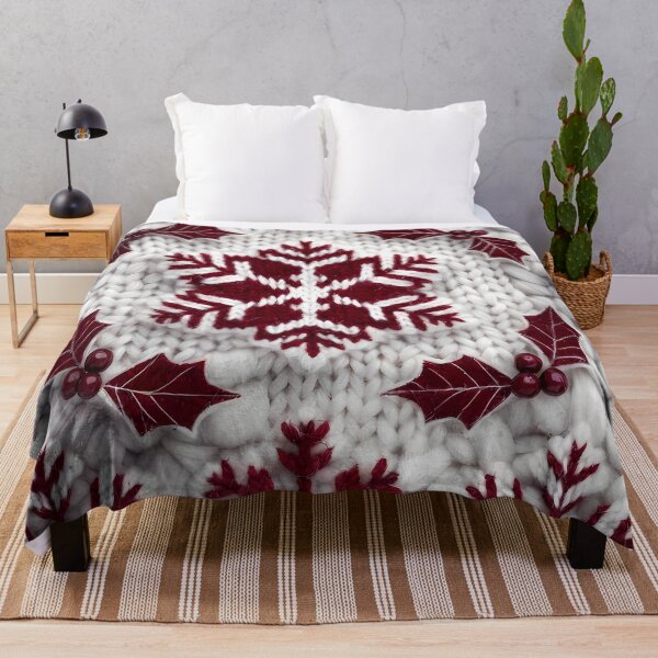 Item preview, Christmas theme, Knitted Fabric-look Texture, White Background (image size 8320x12480) designed and sold by Digital-Davinci.