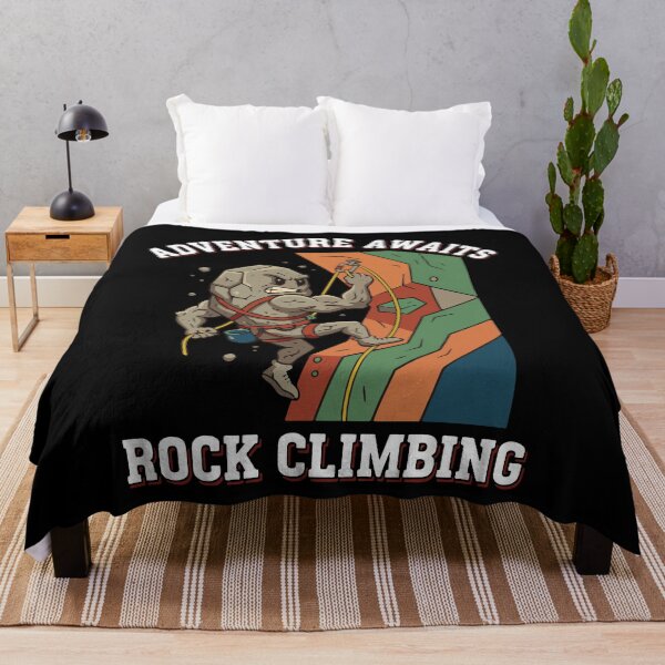 Item preview, Adventure Awaits Rock Climbing Fun Art designed and sold by LuminOrb.