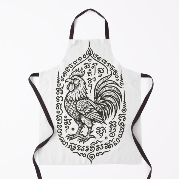 Item preview, Sacred Rooster Yant – Mystic Thai Protective Symbol Art designed and sold by Sksticker991.