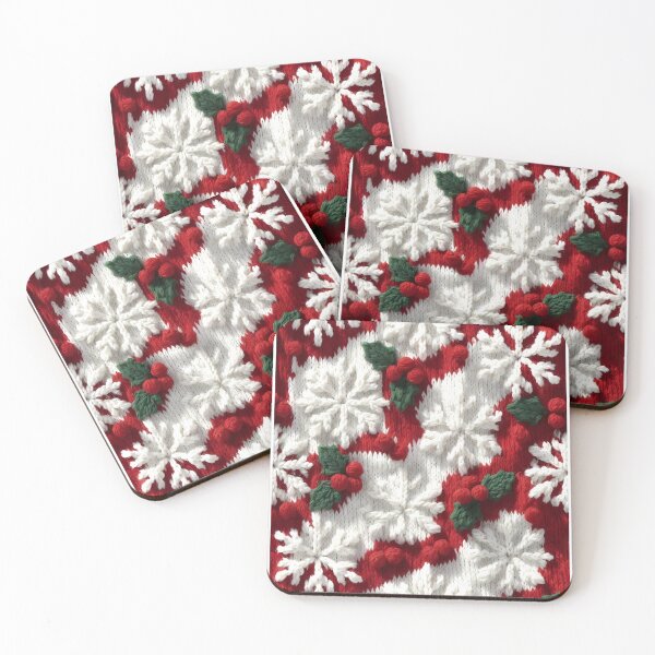 Item preview, Christmas theme, Knitted Fabric-look Texture, White Background (image size 8320x12480) designed and sold by Digital-Davinci.