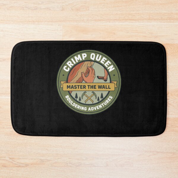 Item preview, Crimp Queen Master The Wall Bouldering Adventures designed and sold by LuminOrb.