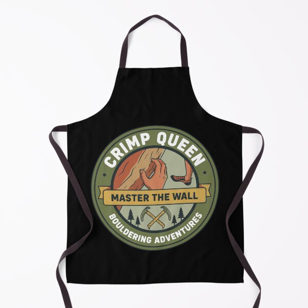 Item preview, Crimp Queen Master The Wall Bouldering Adventures designed and sold by LuminOrb.