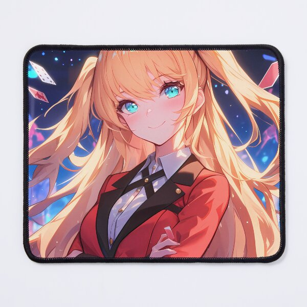 Item preview, Mary Saotome Kakegurui Anime Girl Waifu Gambling Cards Neon Chaos Energy designed and sold by HumbertoValveno.
