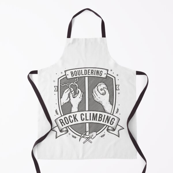 Item preview, Rock Climbing Bouldering Shield Design designed and sold by LuminOrb.