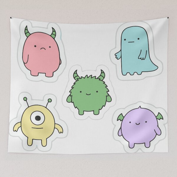 Item preview, monster cute sticker designed and sold by reazdrain.
