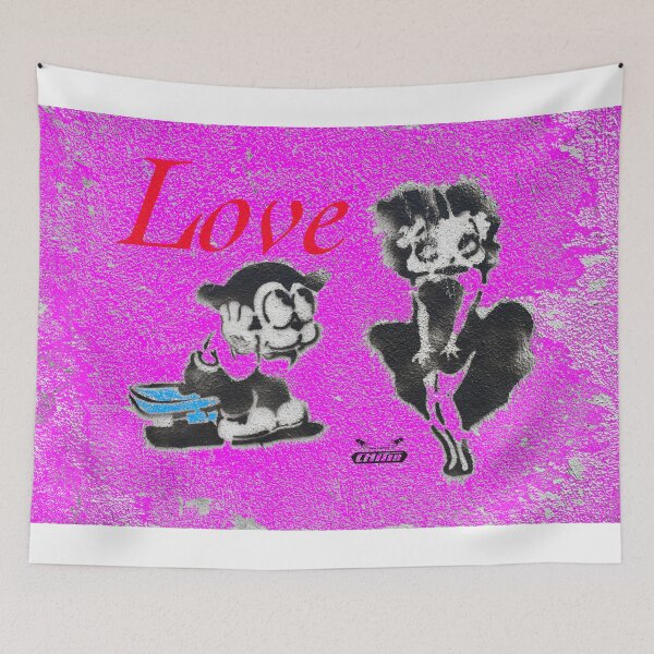 Item preview, Love – Stencil with retro charm / Swiss Artwork Photography designed and sold by Raphael Wolf.