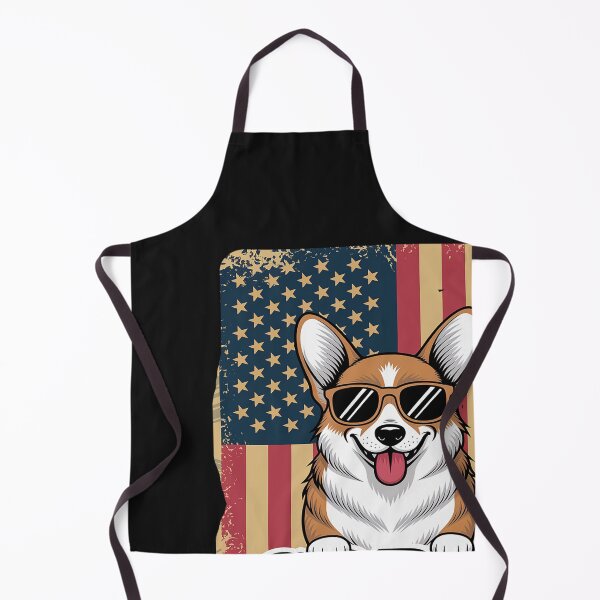 Item preview, USA Flag Corgi Dad Fathers Day designed and sold by Hofersofer.