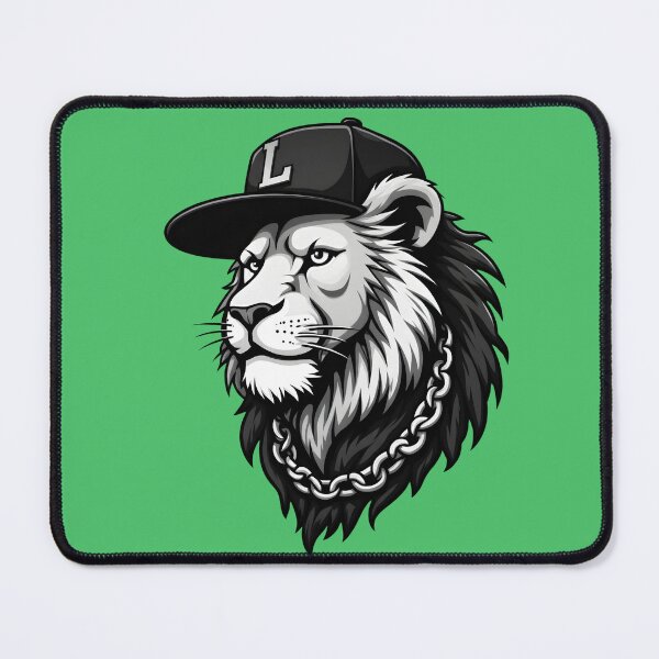 Item preview, A STREET LION WITH A HAT designed and sold by infinitearte.