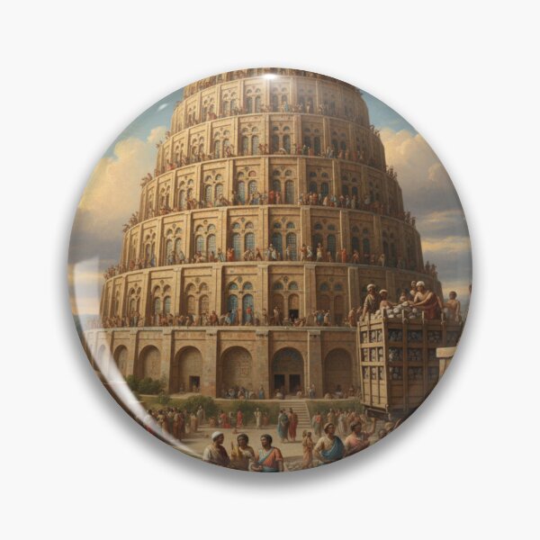 Item preview, Tower of Babel Unity: Ancient History Mythology Biblical Art designed and sold by Standing Wave Studio.