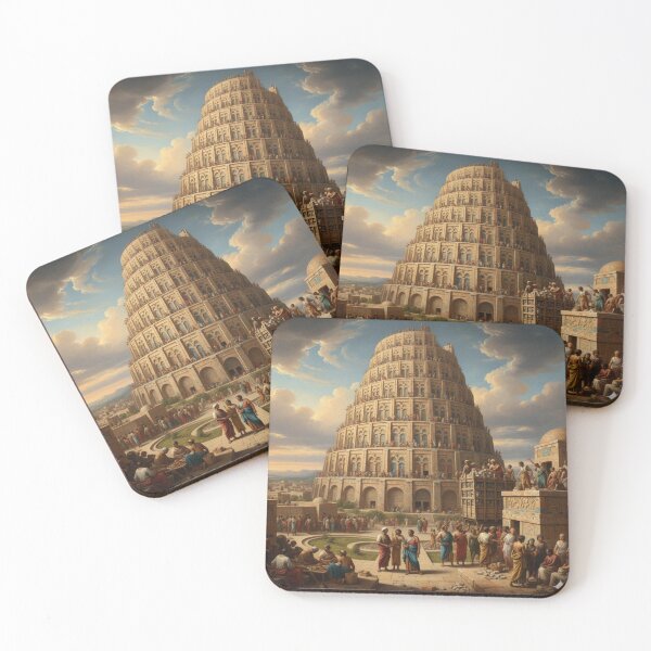 Item preview, Tower of Babel Unity: Ancient History Mythology Biblical Art designed and sold by Standing Wave Studio.