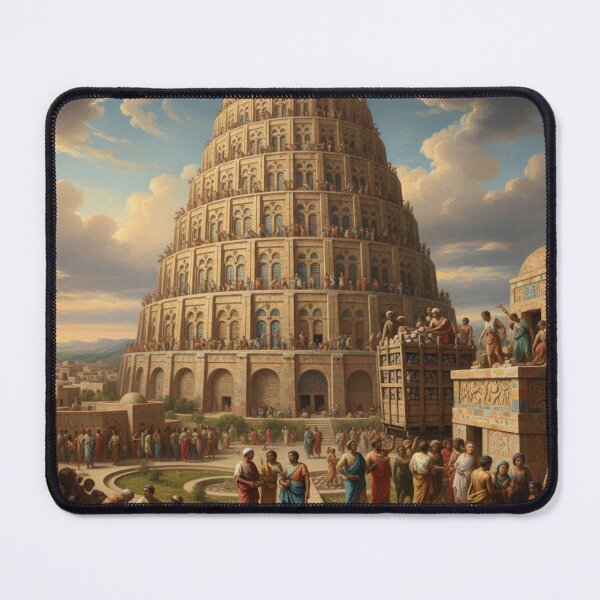 Item preview, Tower of Babel Unity: Ancient History Mythology Biblical Art designed and sold by Standing Wave Studio.