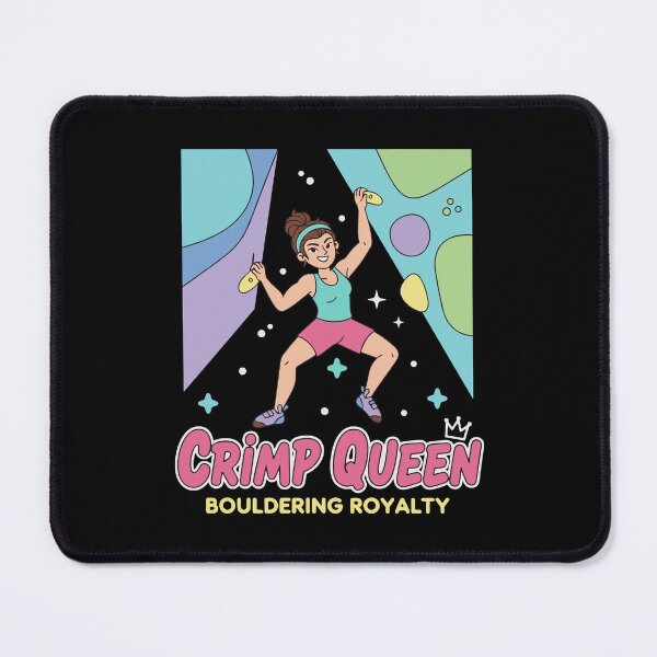 Item preview, Crimp Queen Bouldering Royalty Rock Climbing designed and sold by LuminOrb.