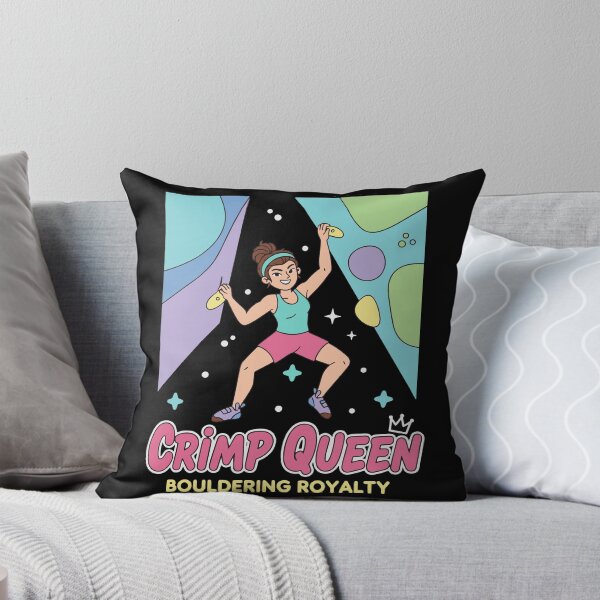 Item preview, Crimp Queen Bouldering Royalty Rock Climbing designed and sold by LuminOrb.