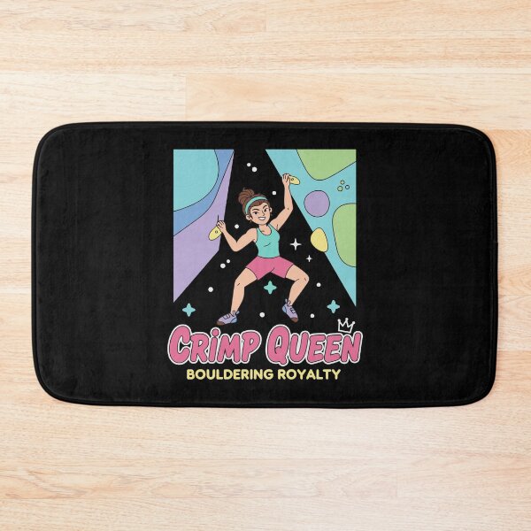 Item preview, Crimp Queen Bouldering Royalty Rock Climbing designed and sold by LuminOrb.