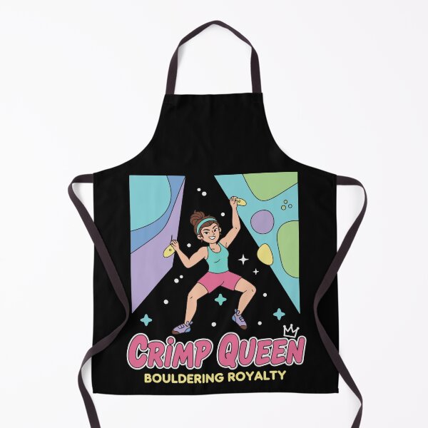 Item preview, Crimp Queen Bouldering Royalty Rock Climbing designed and sold by LuminOrb.