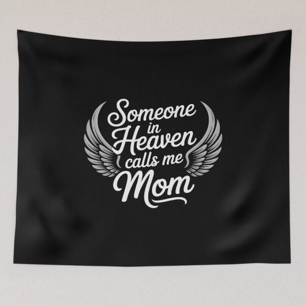 Item preview, Someone in Heaven Calls Me Mom designed and sold by DetroitMug.