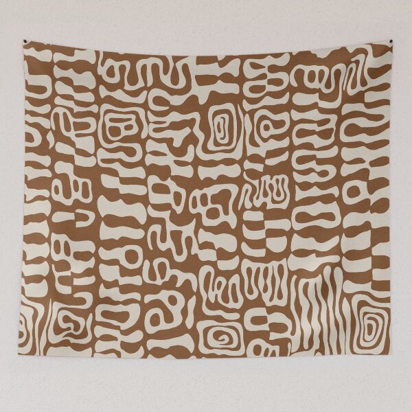Item preview, Earthen Lines - Modern Mudcloth Pattern designed and sold by trajeado14.