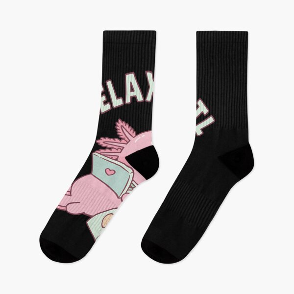 Item preview, Relaxs A Lot Axolotl Pun designed and sold by Cynthia Smith.