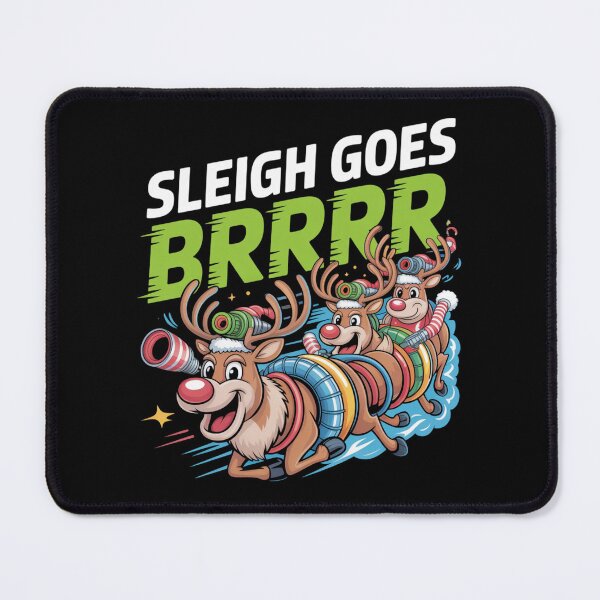 Item preview, Sleigh goes brrrr designed and sold by DreamOnShirts.