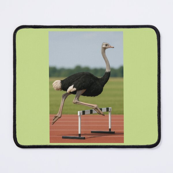 Item preview, Track and Field Ostrich Hurdler designed and sold by Tridentulus.
