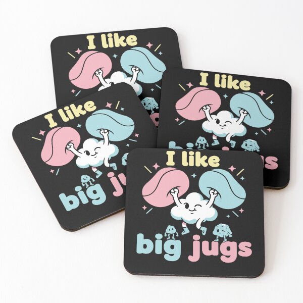 Item preview, I Like Big Jugs Climbing Humor Design designed and sold by LuminOrb.