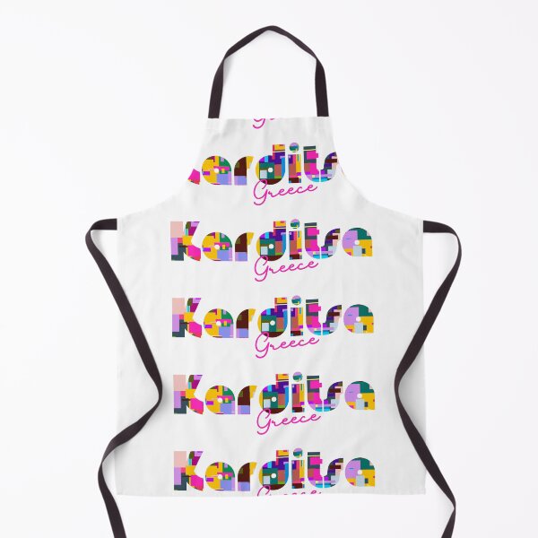 Item preview, Karditsa, Greece, Vibrant Abstract City Typography Art designed and sold by Wanderful-roads.