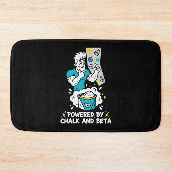 Item preview, Powered By Chalk And Beta Climbing Fun designed and sold by LuminOrb.