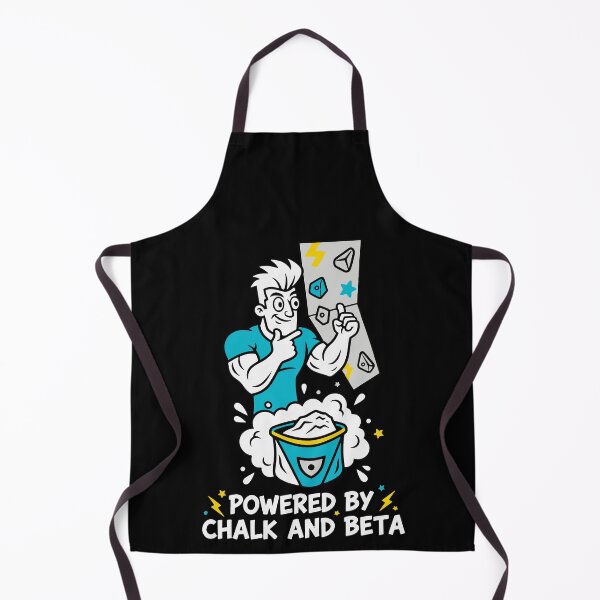 Item preview, Powered By Chalk And Beta Climbing Fun designed and sold by LuminOrb.
