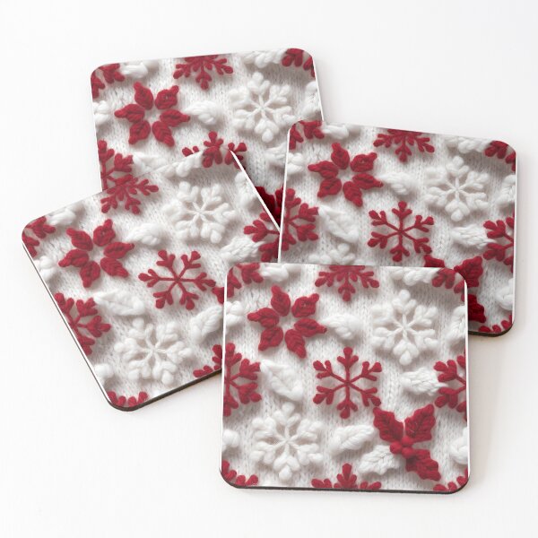 Item preview, Christmas theme, Knitted Fabric-look Texture, White Background (image size 8320x12480) designed and sold by Digital-Davinci.