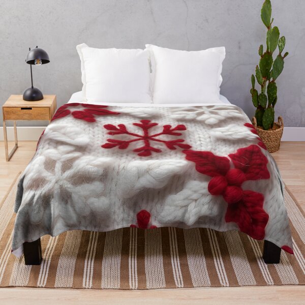 Item preview, Christmas theme, Knitted Fabric-look Texture, White Background (image size 8320x12480) designed and sold by Digital-Davinci.